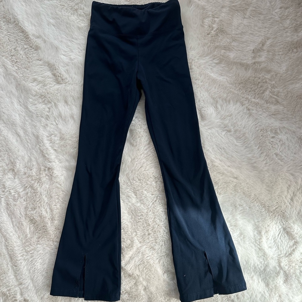 Navy Flared Leggings